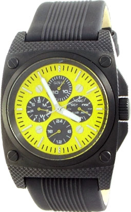 Guess Watches : W13513G2 Quartz Multifunction Black Silicone Men Watch