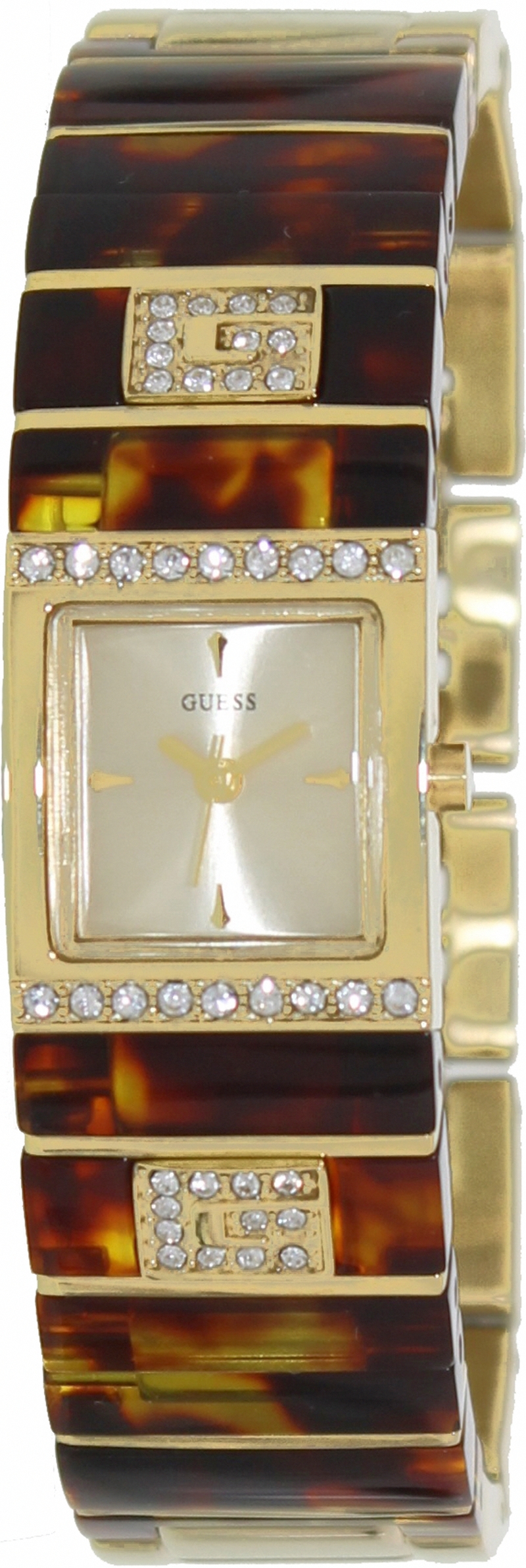Guess Watches : W13590L1 Quartz Gold Dial Stainless St3eel Case And Bracelet Women Watch
