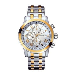 Guess Watches : W15520G1 Quartz Two Tone Men Watch
