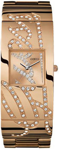 Guess Watches : W16558L1 Quartz Analog Rose Gold Tone Stainless Steel Women Watch