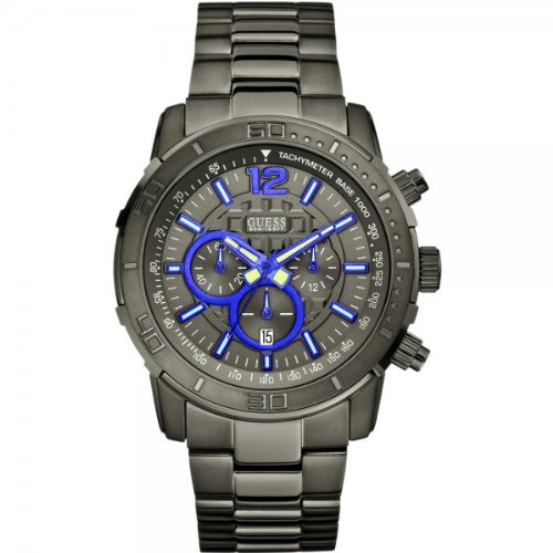 Guess Watches : W22521G1 Quartz Gray Dial Stainless Steel Case With Bracelet Men Watch