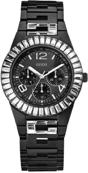 Guess Watches : W29007L1 Quartz Black Ion Plated Stainless Steel Case Men Watch