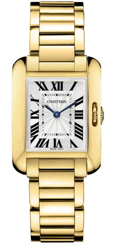 Cartier Watches : W5310014 Quartz 18kt Yellow Gold Silver Dial 18kt Yellow Gold Polished Band Women Watch