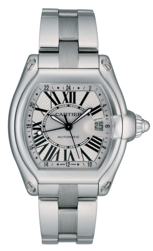 Cartier Watches : W62032X6 Automatic Stainless Steel Silver Dial Stainless Steel Brushed And Polished Band Men Watch