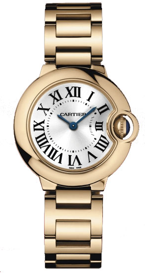 Cartier Watches : W69002Z2 Calibre 057 Quartz Polished 18k Rose Gold Silver Opaline With Roman Numerals Dial Polished 18k Rose Gold Band Women Watch