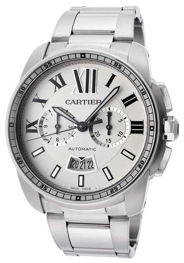 Cartier Watches : W7100045 Automatic Chronograph Date Stainless Steel Men Watch