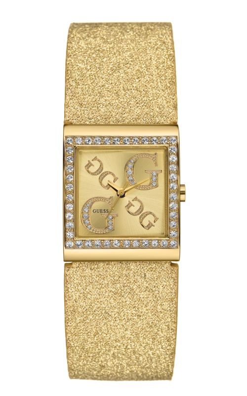 Guess Watches : W80019L1 Glitz Metallic Strap Trend Women Watch