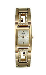 Guess Watches : W85010L1 Quartz Analog Crystal Gold Tone Stainless Steel Women Watch