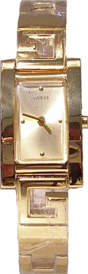 Guess Watches : W85031L1 Gold Plated Stainless Steel Bracelet Gold Dial Series Women Watch