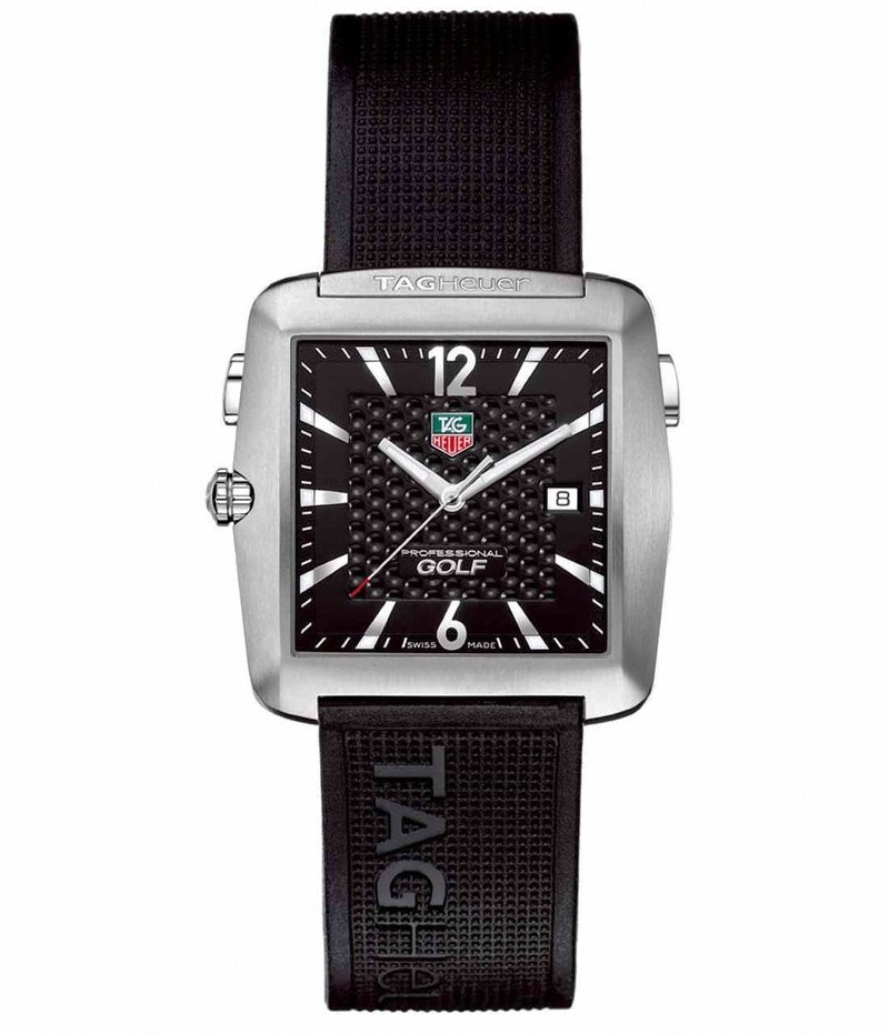TAG Heuer Watches : WAE1111.FT6004 Black Dial Microtimer Men Watch