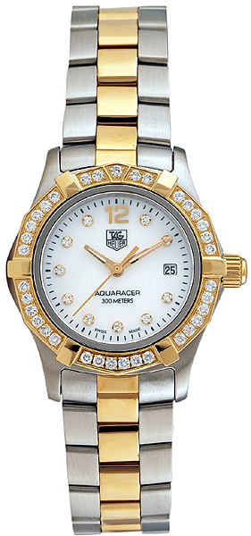 TAG Heuer Watches : WAF1450.BB0825 Quartz Diamond Bezel Stainless Steel Women Watch
