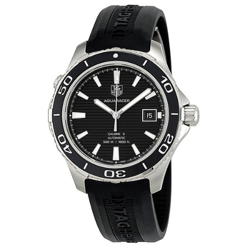 TAG Heuer Watches : WAK2110.FT6027 Automatic Date 500 Meter Water Resistant Aquaracer Men Watch