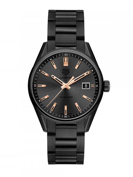 TAG Heuer Watches : WAR1113.BA0602 Quartz Date Black Titanium Women Watch