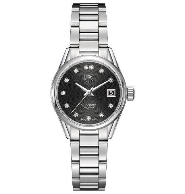 TAG Heuer Watches : WAR2413.BA0770 Automatic Diamond Dial Date Stainless Steel Women Watch