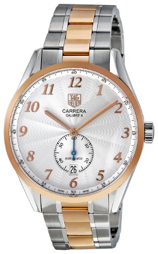 TAG Heuer Watches : WAS2151.BD0734 Automatic Stainless Steel and 18ct Rose Gold Men Watch
