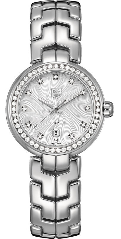 TAG Heuer Watches : WAT1414.BA0954 Quartz Diamond Dials Date Link Women Watch