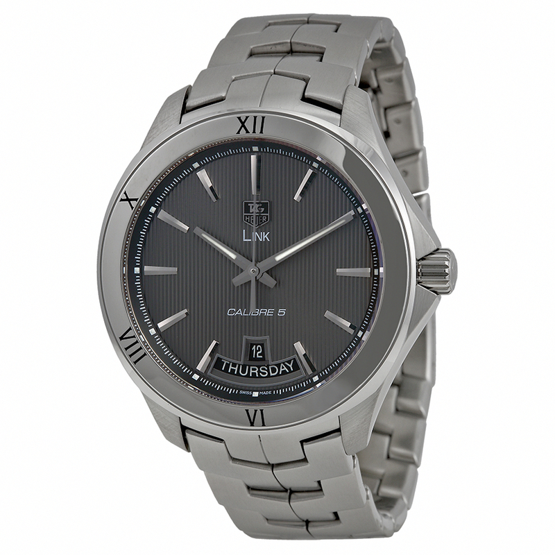 TAG Heuer Watches : WAT2015.BA0951 Automatic Calibre 5 Day Date Stainless Steel Men Watch