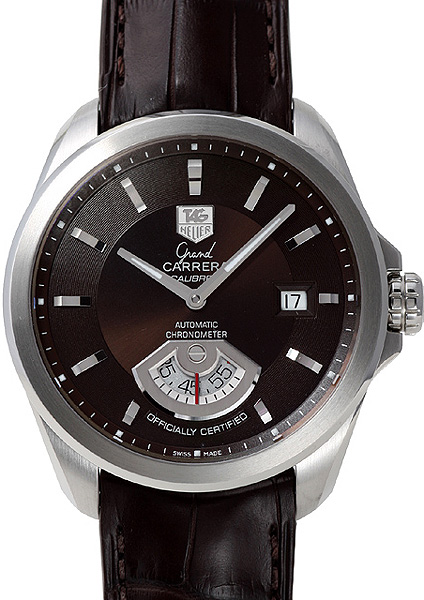 TAG Heuer Watches : WAV511C.FC6230 Automatic C.O.S.C Date Brown Leather Men Watch