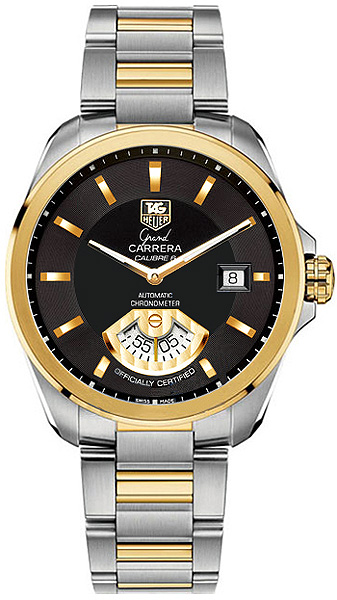 TAG Heuer Watches : WAV515A.BD0903 Automatic C.O.S.C Date Stainless Steel and 18ct Yellow Gold Men Watch