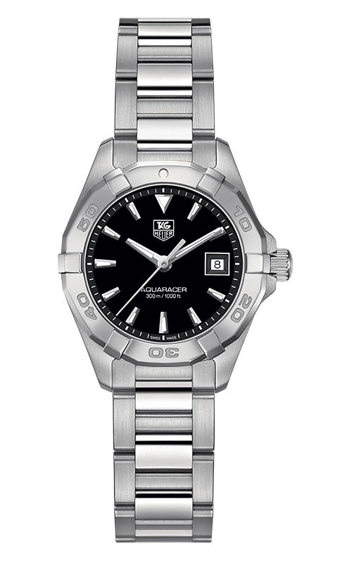 TAG Heuer Watches : WAY1410.BA0920 Quartz Black Dial Date Stainless Steel Women Watch