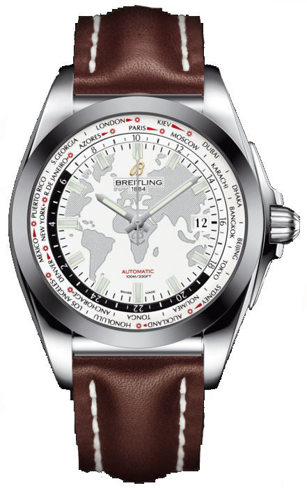 Breitling Watches : WB3510U0/A777-438X White Automatic Self Winding Men Watch
