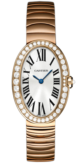 Cartier Watches : WB520002 Quartz 18kt Rose Gold Silver Dial 18kt Rose Gold Polished Band Women Watch