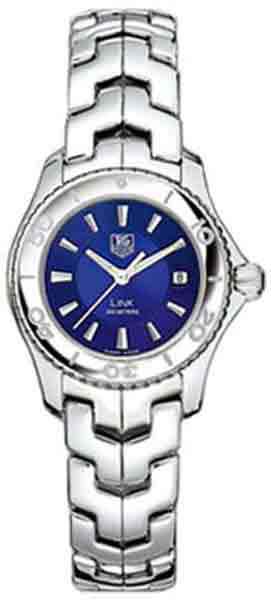 TAG Heuer Watches : WJ1312.BA0572 Quartz Blue Dial Date Stainless Steel Women Watch
