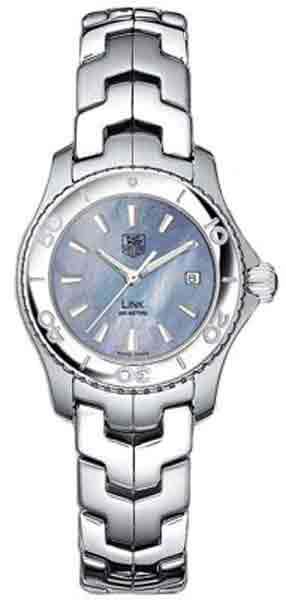 TAG Heuer Watches : WJ1316.BA0573 Quartz Blue Mother of Pearl Dial Date Stainless Steel Women Watch