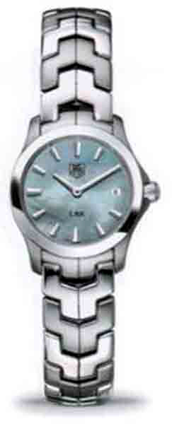 TAG Heuer Watches : WJF1411.BA0585 Quartz Blue Mother of Pearl Dial Date Stainless Steel Women Watch