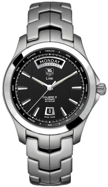 TAG Heuer Watches : WJF2010.BA0592 Automatic Calibre 5 Day Date Stainless Steel Men Watch