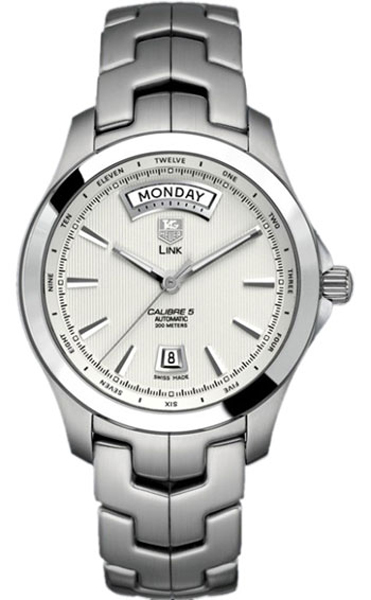 TAG Heuer Watches : WJF2011.BA0592 Automatic Calibre 5 Day Date Stainless Steel Men Watch