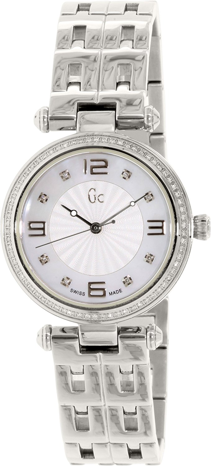 Guess Watches : X17110L1S Mother-of-pearl Dial Stainless Steel Band Women Watch