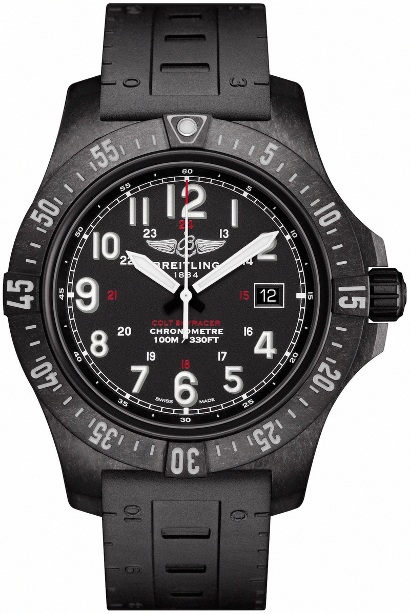 Breitling Watches : X74320E4/BF87-293S Quartz Skyracer Date Black Rubber Men Watch