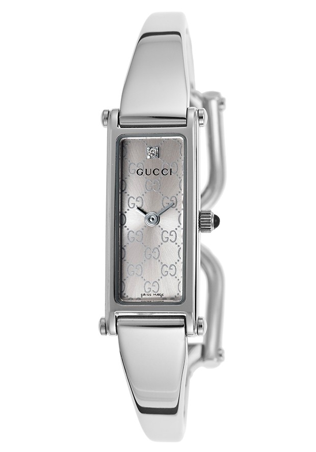 Gucci Watches : YA015563 Quartz Silver Dial Stainless Steel Women Watch