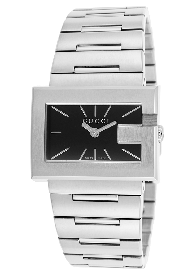 Gucci Watches : YA100519 Quartz Black Dial Stainless Steel Women Watch