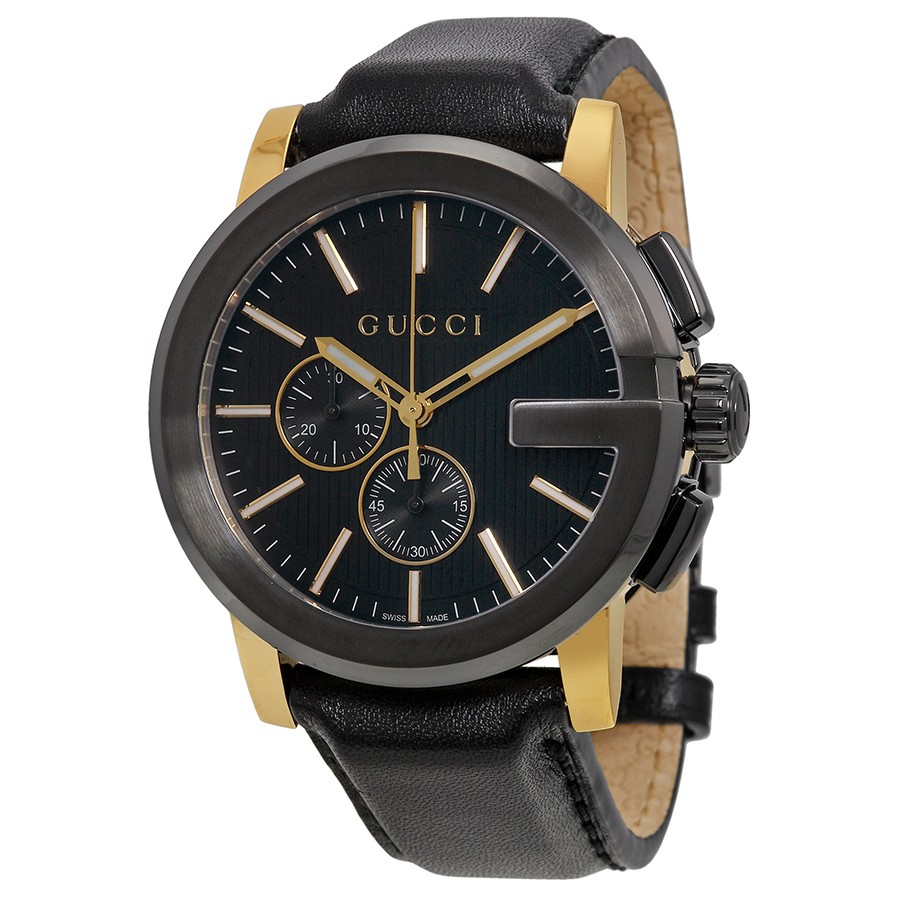 Gucci Watches : YA101203 Black Quartz Men Watch
