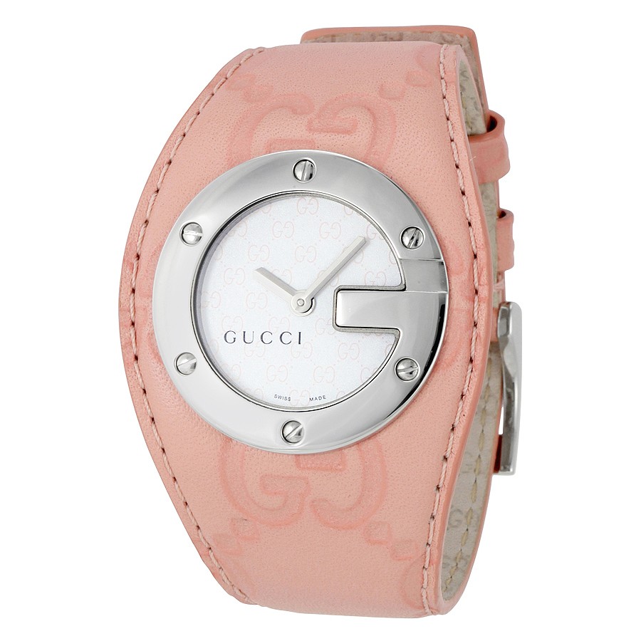 Gucci Watches : YA104537 White Quartz Women Watch