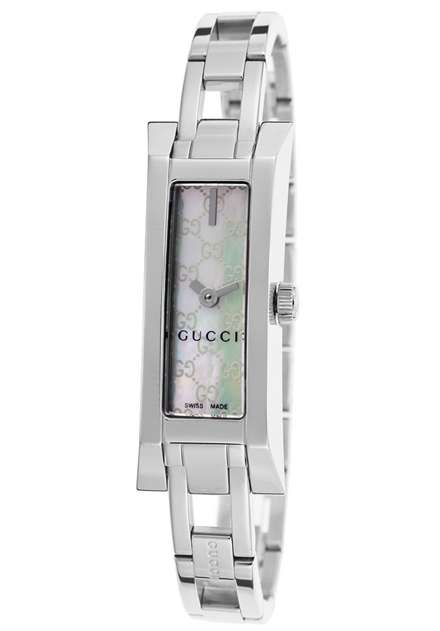 Gucci Watches : YA110525 Quartz Mother Of Pearl Dial Stainless Steel Women Watch