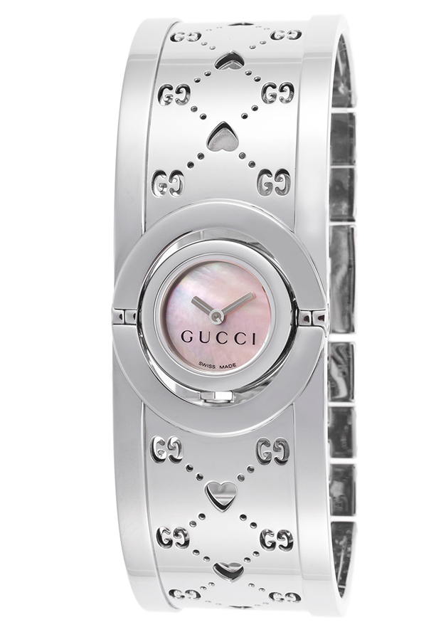 Gucci Watches : YA112526 Quartz Pink Mother of Pearl Dial Stainless Steel Women Watch