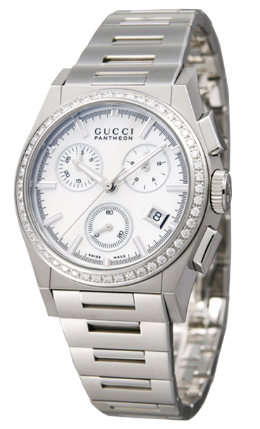 Gucci Watches : YA115408 Mother Of Pearl Battery Operated Quartz Unisex Watch