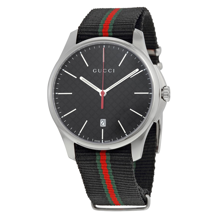 Gucci Watches : YA126321 Black Quartz Men Watch