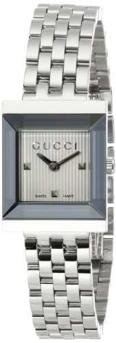 Gucci Watches : YA128402 Quartz Analog Stainless Steel Square Women Watch