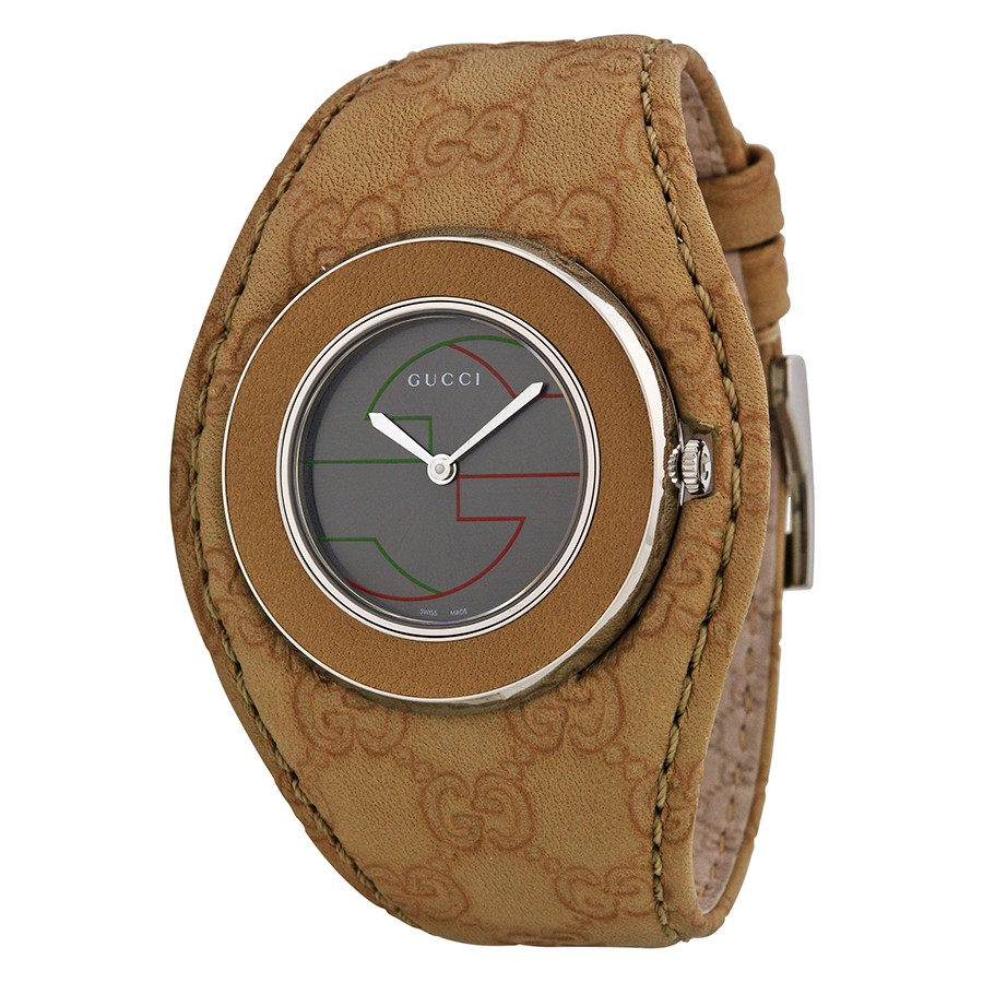 Gucci Watches : YA129426 Grey Anthracite Quartz Women Watch