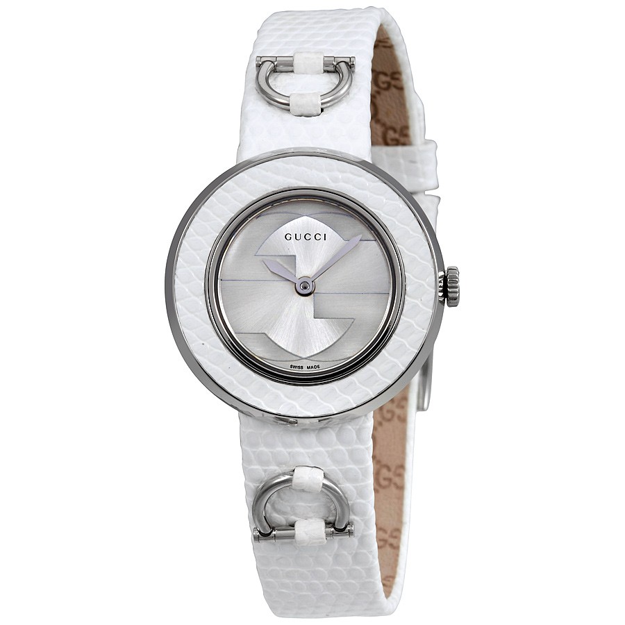 Gucci Watches : YA129515 Silver Quartz Women Watch