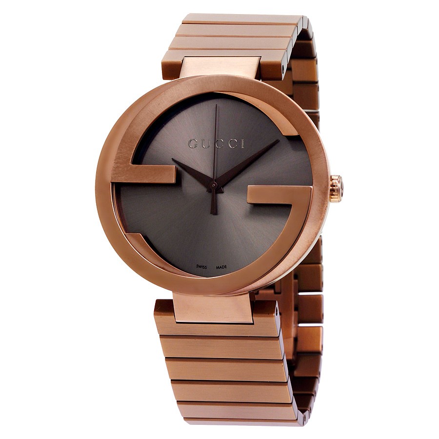Gucci Watches : YA133211 Brown Sunbrushed Quartz Men Watch