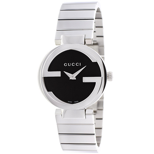 Gucci Watches : YA133502 Quartz Black Dial Stainless Steel Women Watch