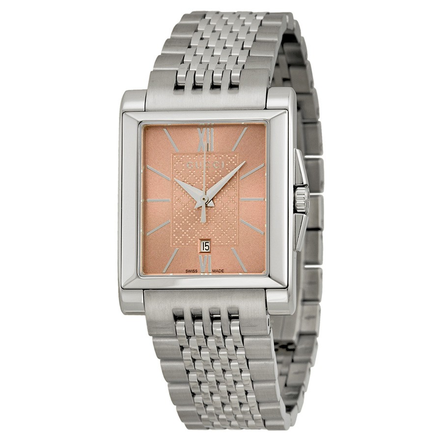 Gucci Watches : YA138502 Pink (diamante Pattern) Quartz Men Watch