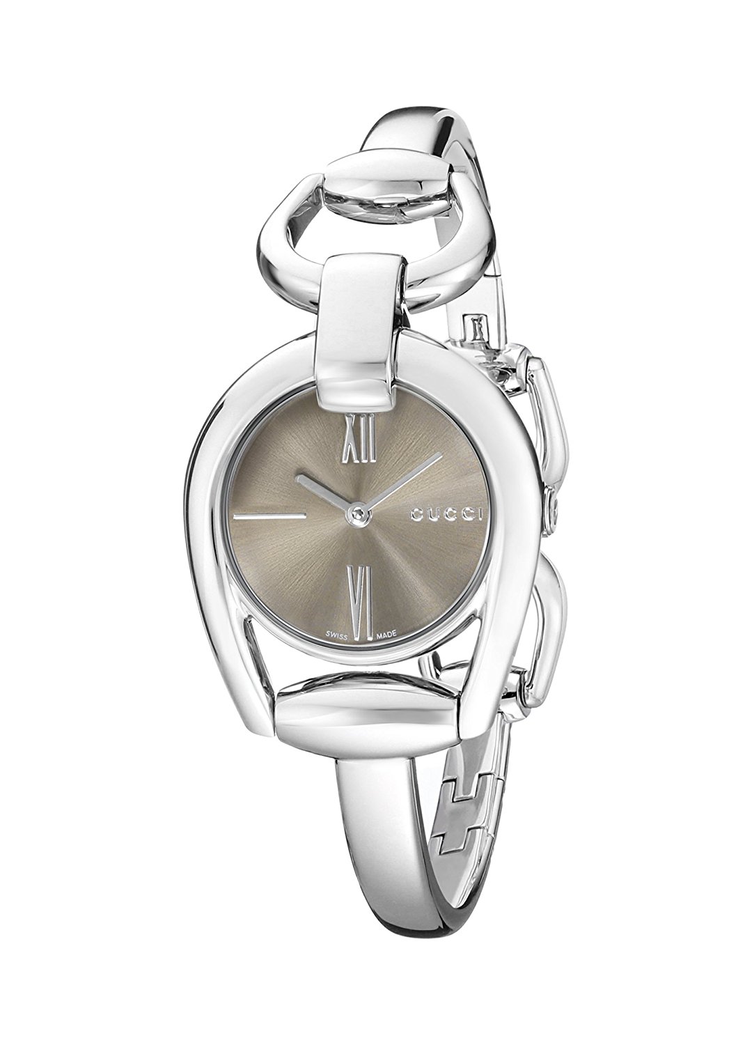 Gucci Watches : YA139501 Brown Dial Stainless Steel Women Watch