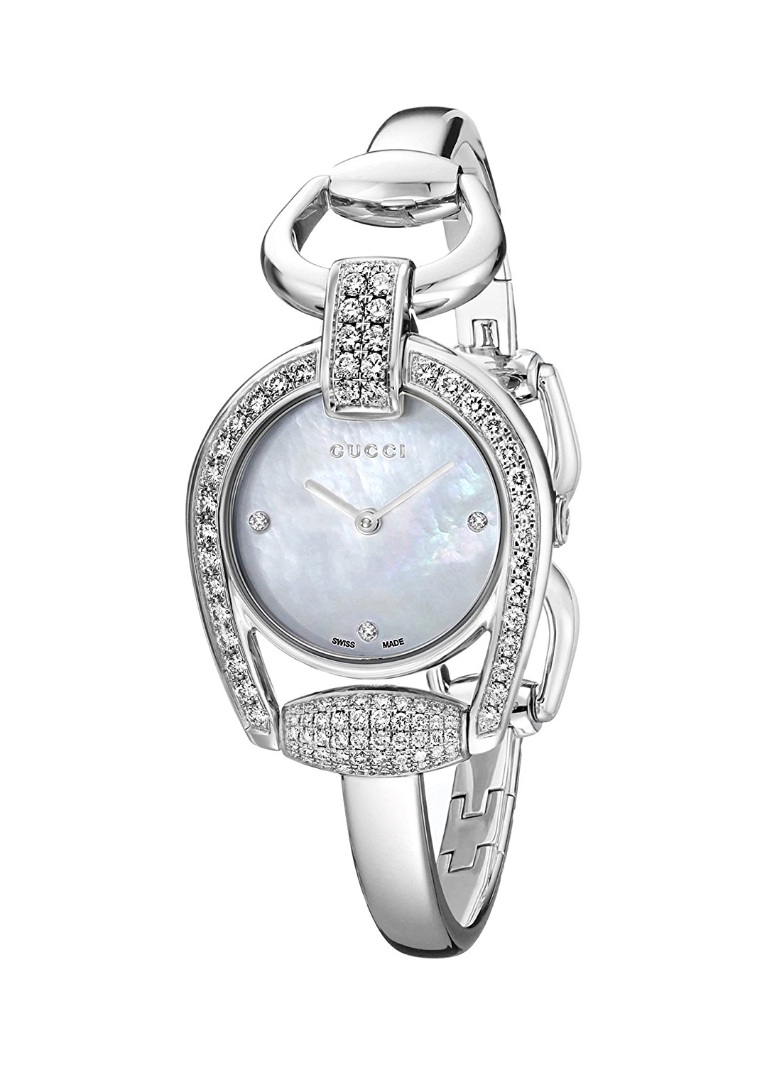 Gucci Watches : YA139505 Mother Of Pearl Dial Stainless Steel Band Women Watch