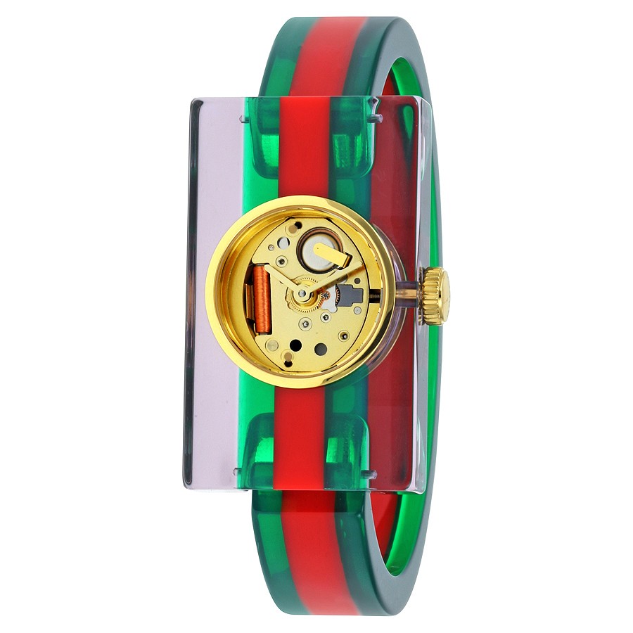 Gucci Watches : YA143503 Champagne Skeleton Quartz Women Watch